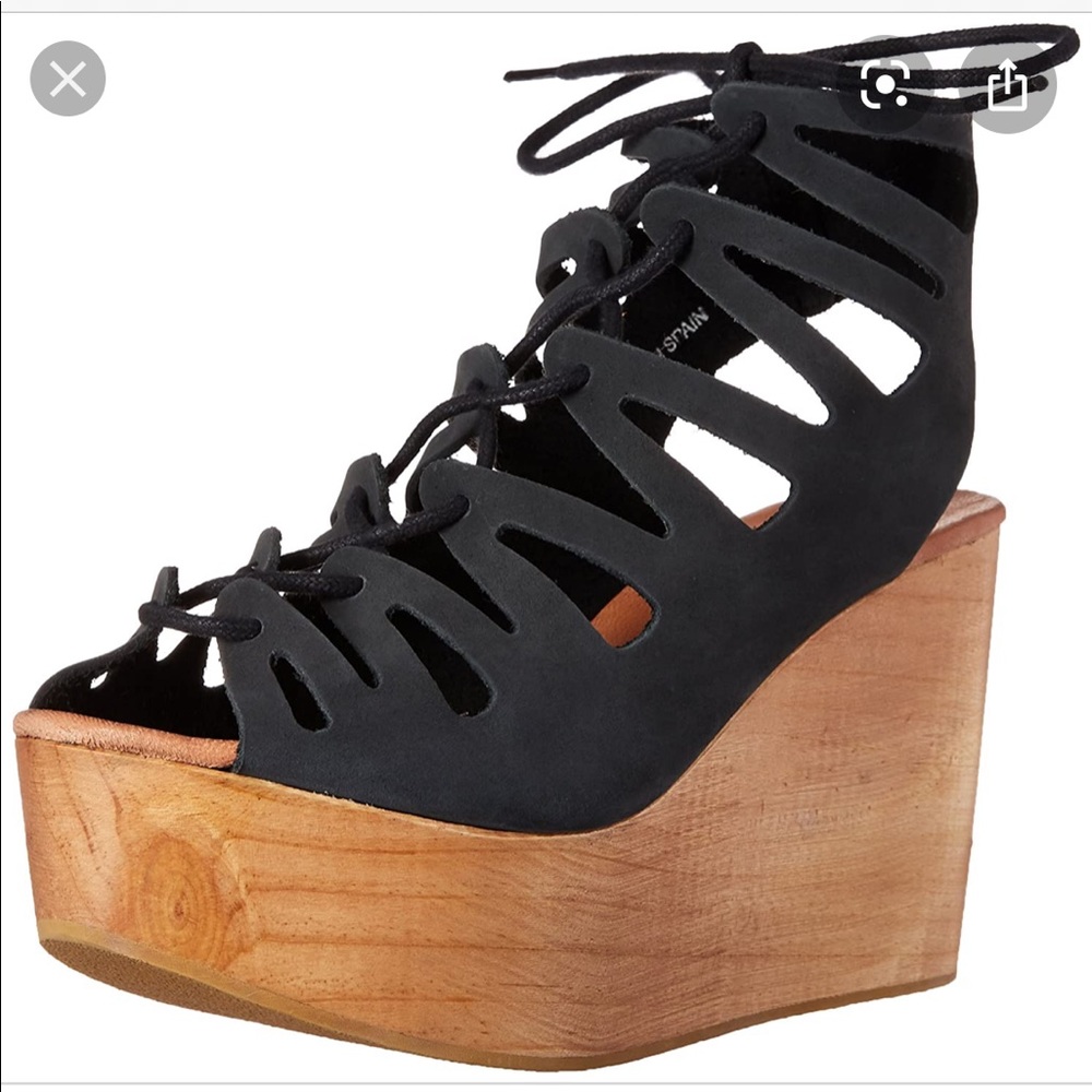 Musse & Cloud Oneka Lace Up Platform Sandals 40M